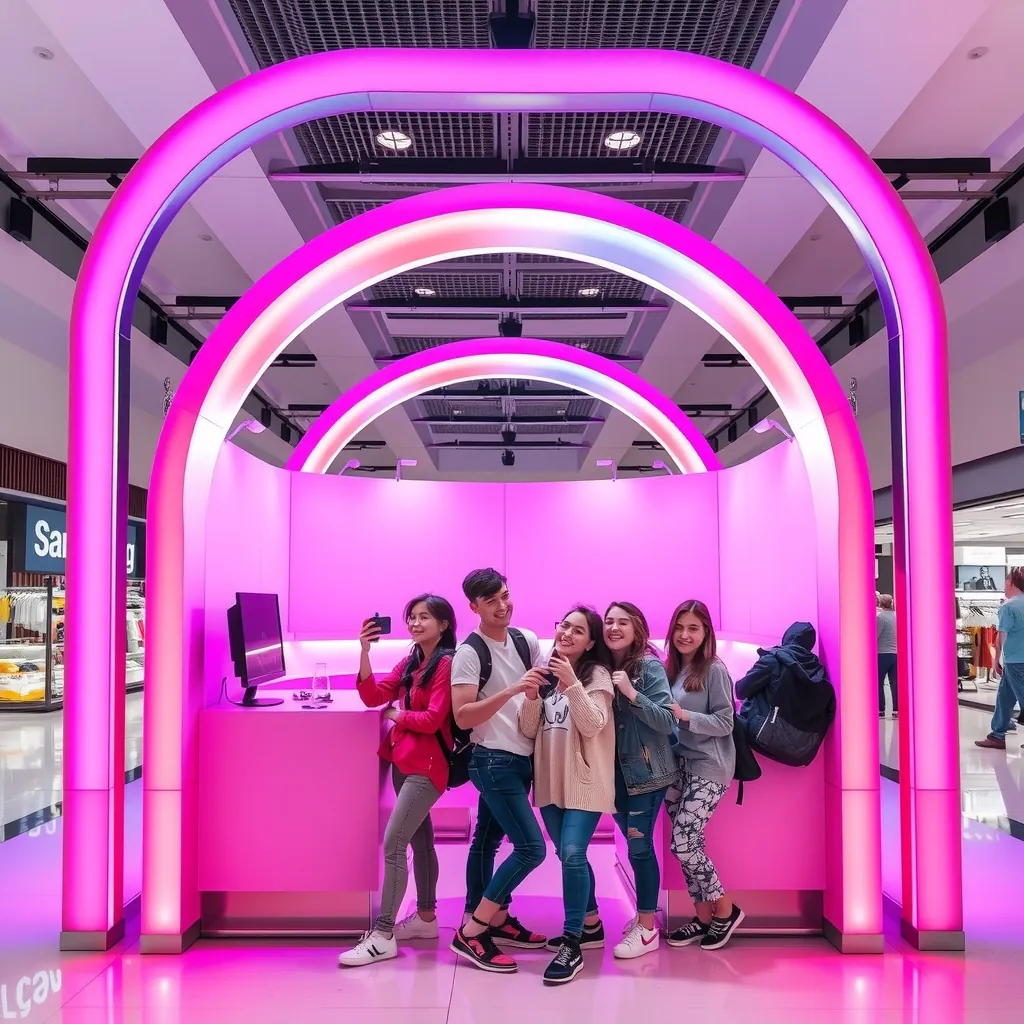 Activación de marca en un centro comercial